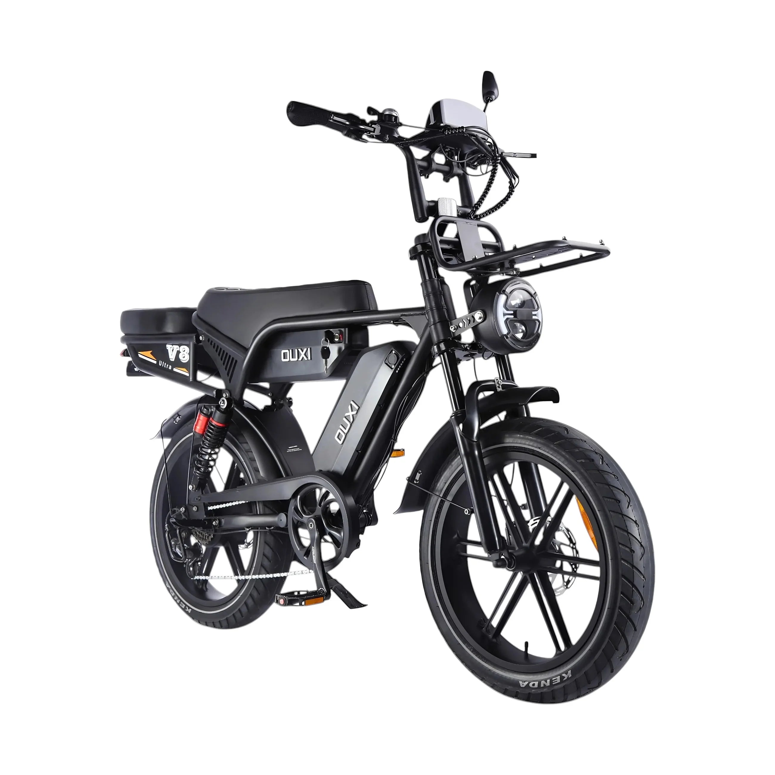Ouxi V8 Ultra Max Fatbike 2026 - Zwart - Dubbele Accu