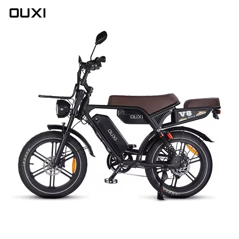 Ouxi V8 Ultra V8 ultra Max 2026 Edition – Dubbele Accu + Gratis Tas, Achterzitje, Voorrekje, Voetsteuntjes & Alarm!